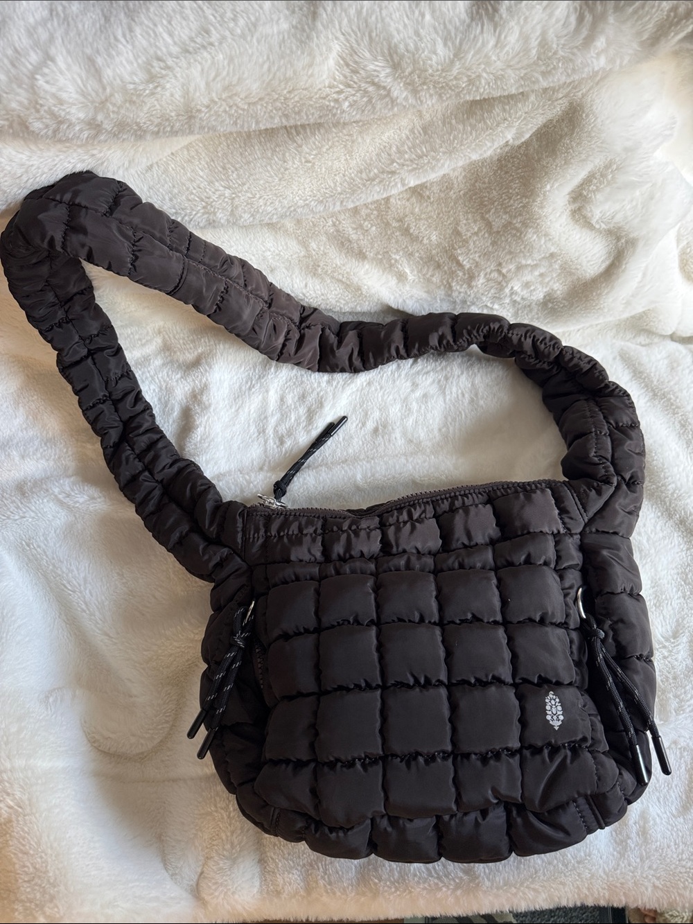 FP Movement Quilted Baby Carryall Sling Bag Chocolate Brown 🤎 NWOT - Picture 7 of 12